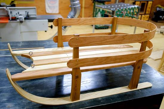 Sleigh - Woodworking Project by Manitario Sleigh - Woodworking Project by Manitario