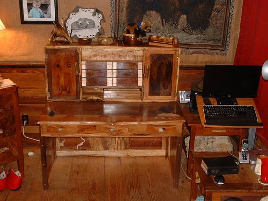 walnut and cherry desk - Woodworking Project by grizzman walnut and cherry desk - Woodworking Project by grizzman
