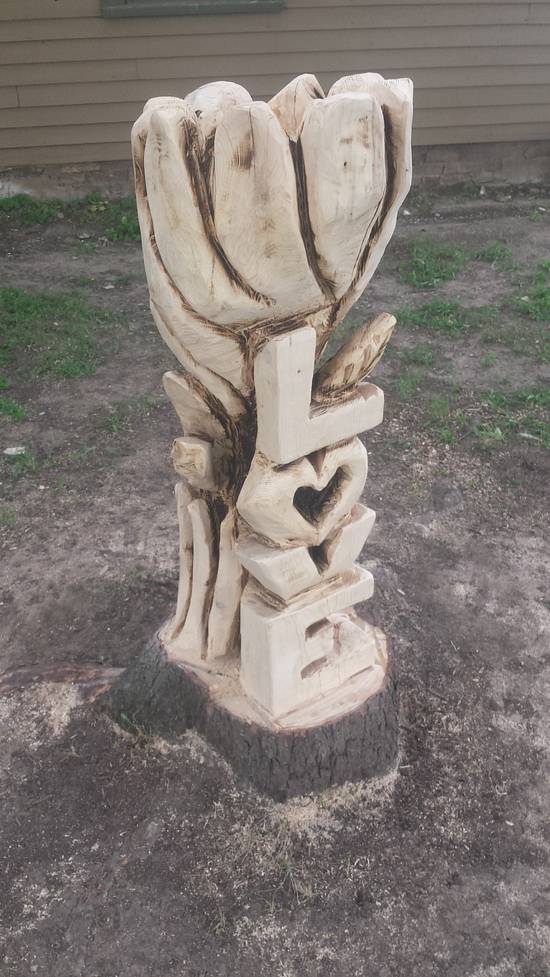 stump carving Woodworking Project by Carvings by Levi Craftisian