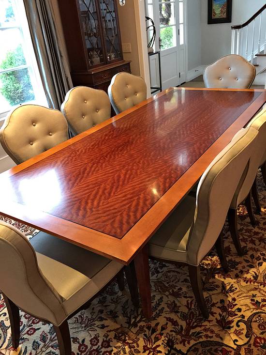 Makore Table Enlarged - Woodworking Project by Ellenski Makore Table Enlarged - Woodworking Project by Ellenski