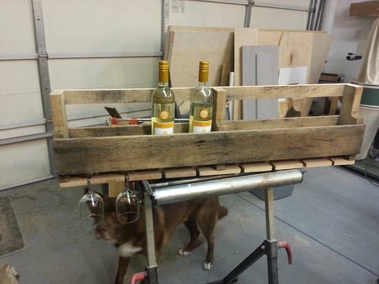 Wine Bottle and Glass Display - Woodworking Project by Jeff Vandenberg Wine Bottle and Glass Display - Woodworking Project by Jeff Vandenberg
