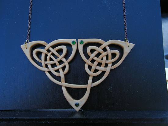 Curvy Celtic Pendant - Woodworking Project by Celticscroller Curvy Celtic Pendant - Woodworking Project by Celticscroller