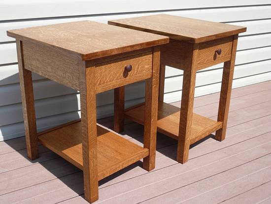 Craftsman style end tables - Woodworking Project by Tim Dahn - Craftisian