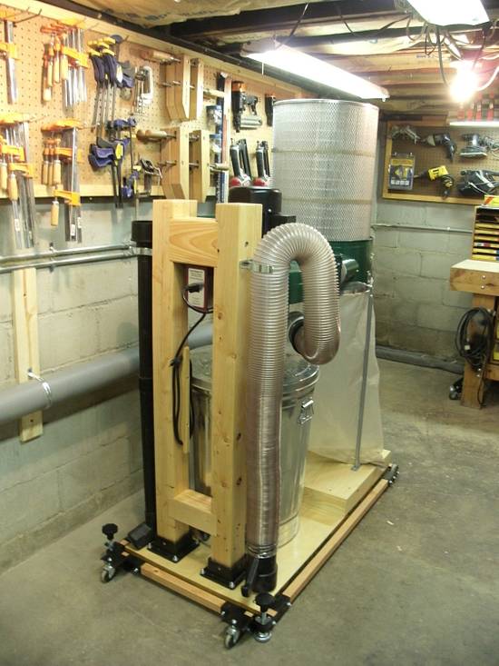 Harbor Freight Dust Collector Conversion - Woodworking Project by kdc68 Harbor Freight Dust Collector Conversion - Woodworking Project by kdc68