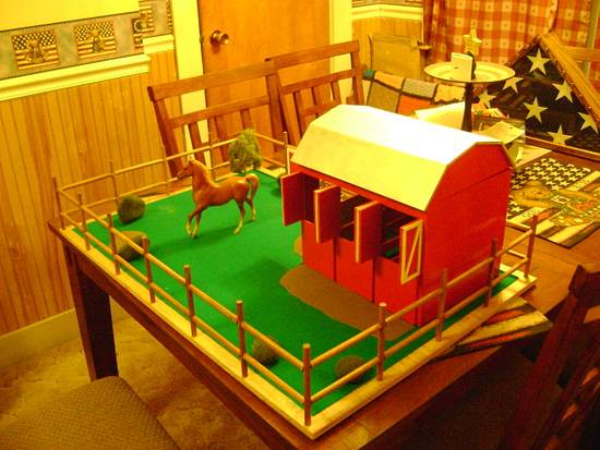 Minature horse barn - Woodworking Project by Jeff Smith Minature horse barn - Woodworking Project by Jeff Smith