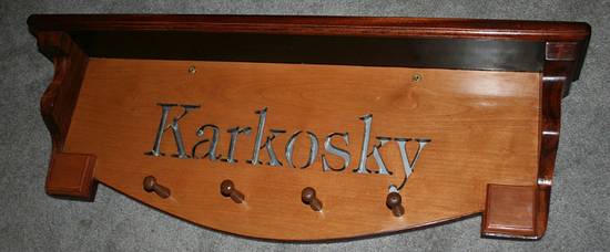 A Family Coatrack and Shelf - Woodworking Project by Kelly A Family Coatrack and Shelf - Woodworking Project by Kelly