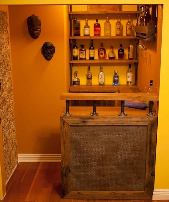 Rustic modern bar - Woodworking Project by Indistressed - Craftisian