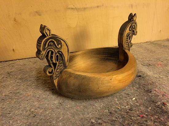 Dragon Viking Bowl - Woodworking Project by Mike40 Dragon Viking Bowl - Woodworking Project by Mike40