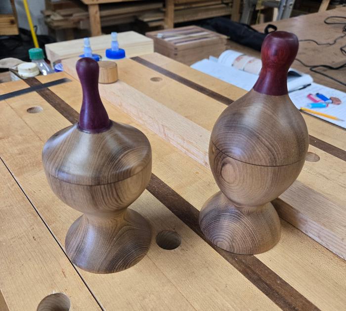 Small Lidded Turnings