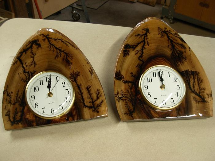 Natural Edge Clocks