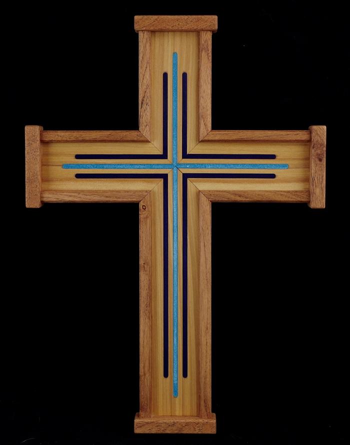 Crosses with simple inlay