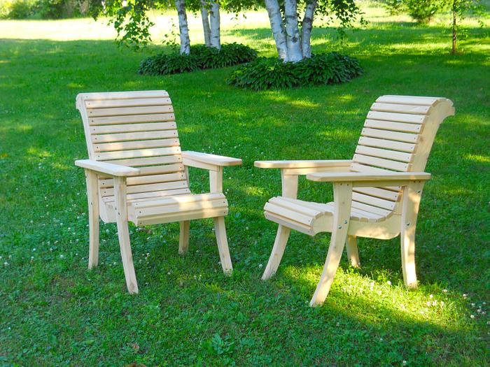 White Cedar Garden Chairs