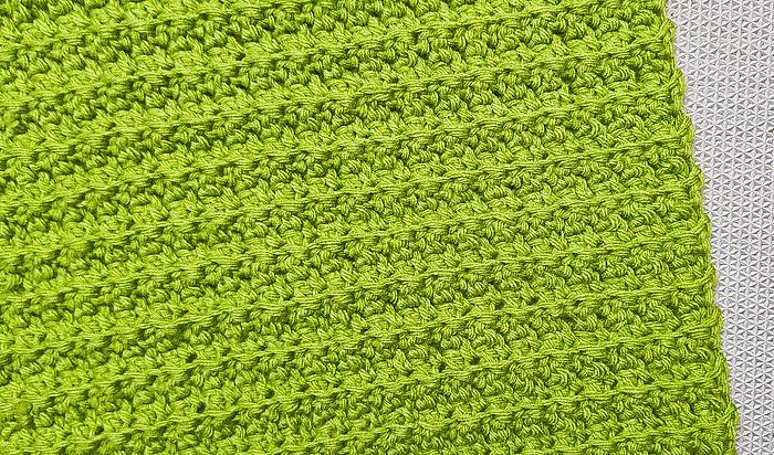 Super Easy One Row Repeat Crochet Textured Blanket Pattern 