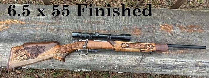 6.5 x 55 Mauser Military Rifle Sporterization Project