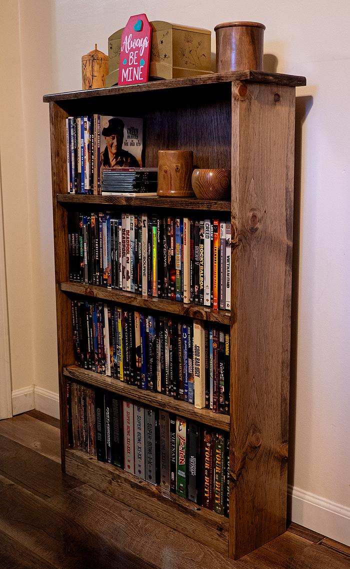 DVD shelf