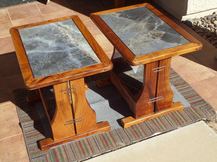 Mesquite End Tables w/ G&G details