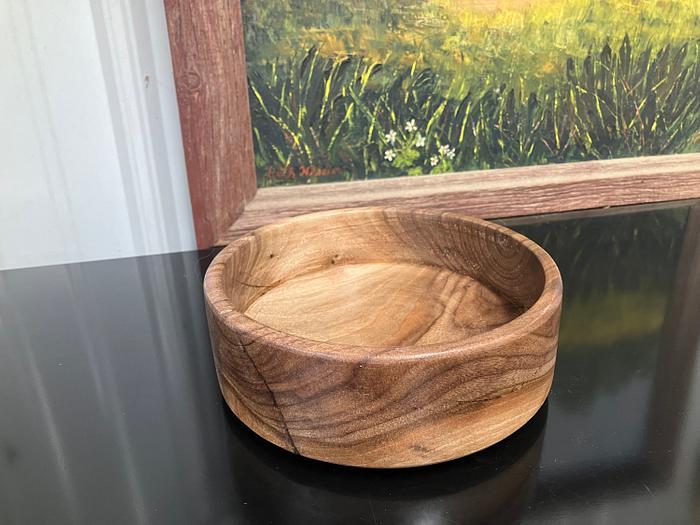 Black walnut bowl