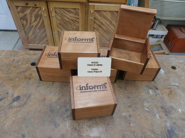 Business Card Boxes for University Symposium