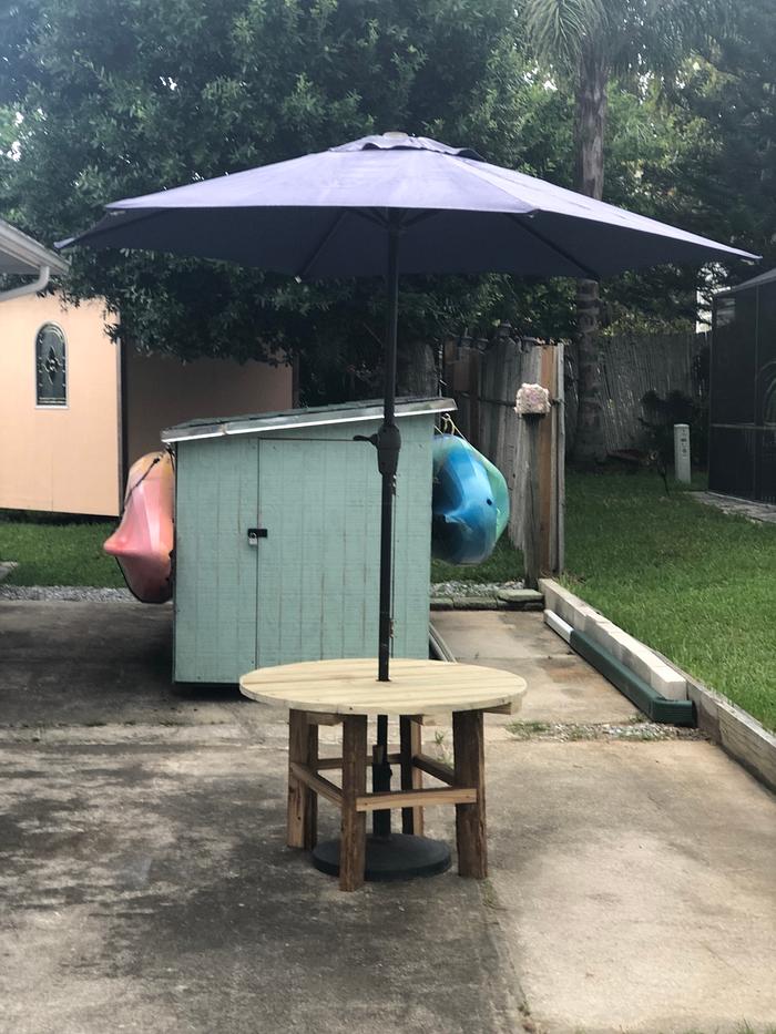Umbrella table