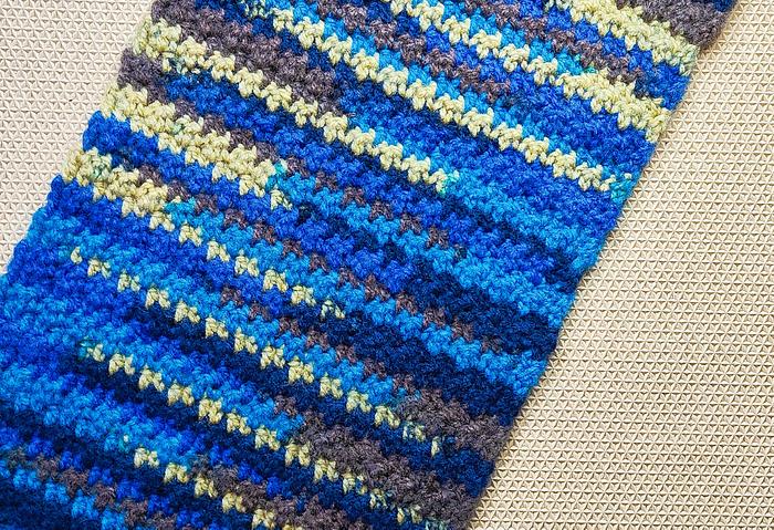Easy Crochet Scarf With Griddle Stitch