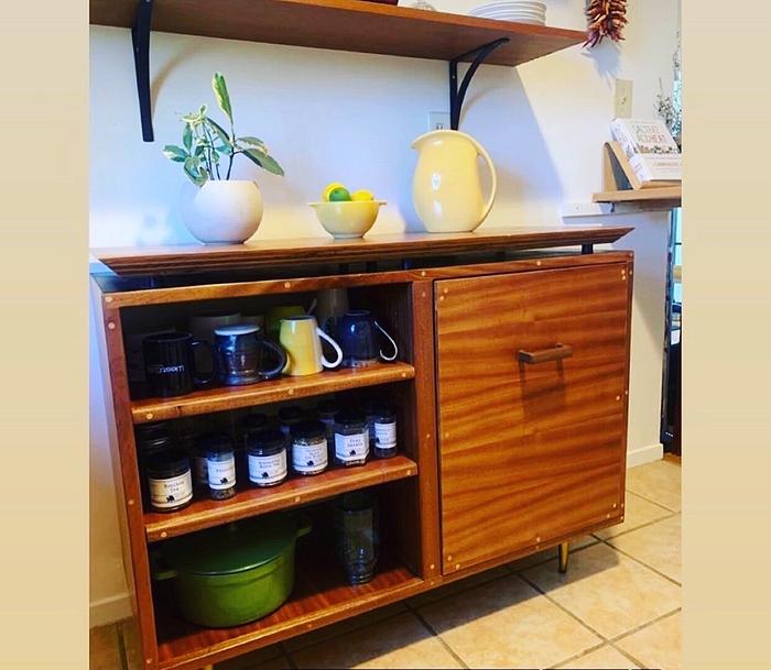 Mid century kitchen storage