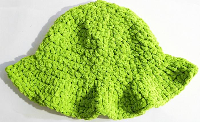 Easy Chunky Yarn Bucket Hat Crochet Pattern