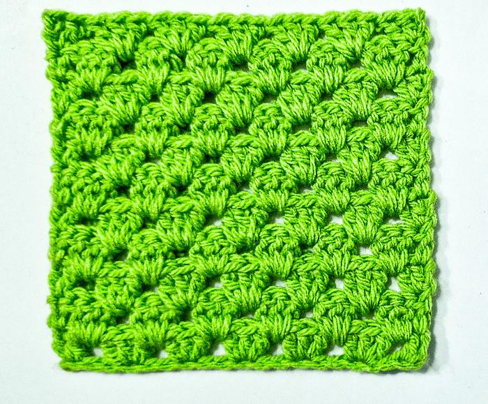 Easy Two Row Repeat Crochet Granny Stripe Stitch