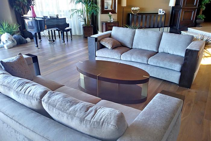 2 Tiered Oval Coffee Table