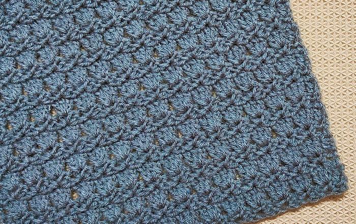 Rich Primrose Crochet Blanket Two Row Repeat Pattern