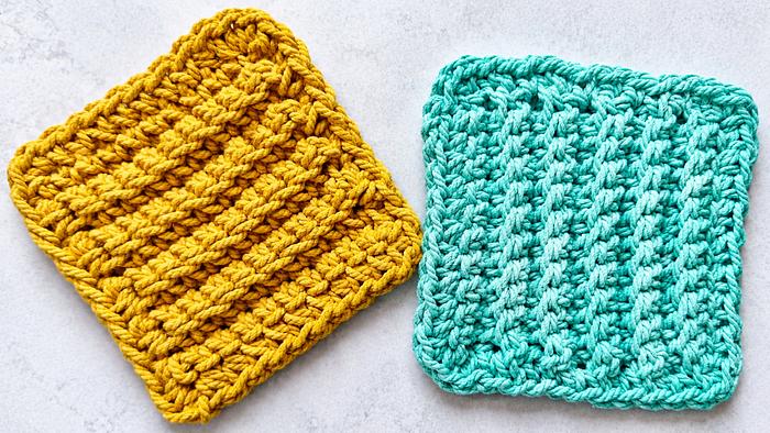 Cozy Autumn Crochet Trivet in Cotton Macrame Cord