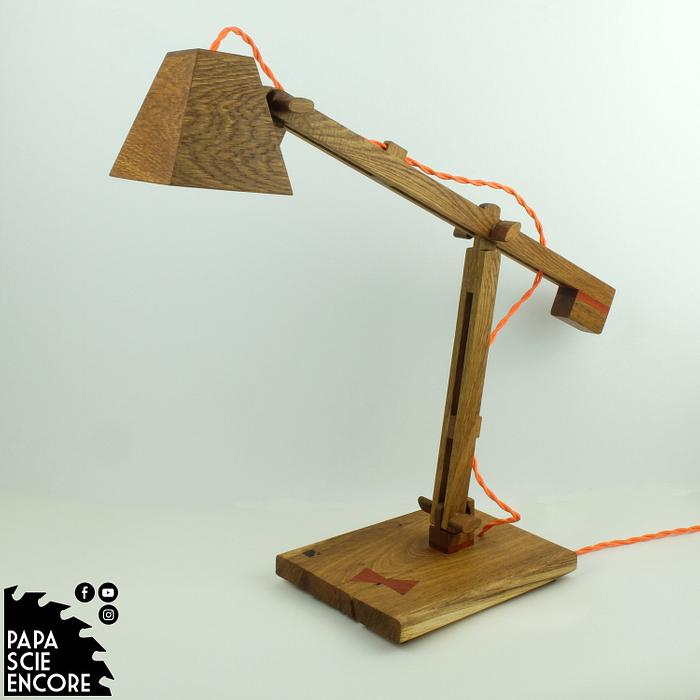 A simple oak Lamp