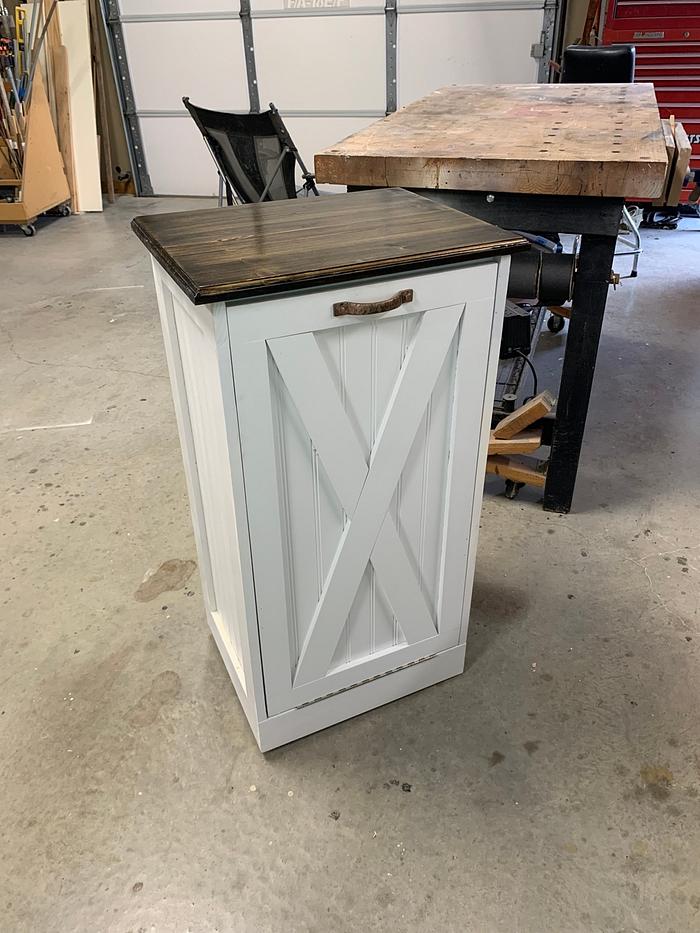 Trash cabinet