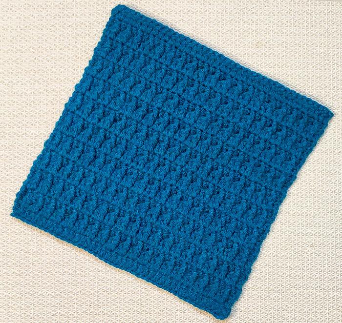 Easy Textured Crochet Dishcloth Pattern