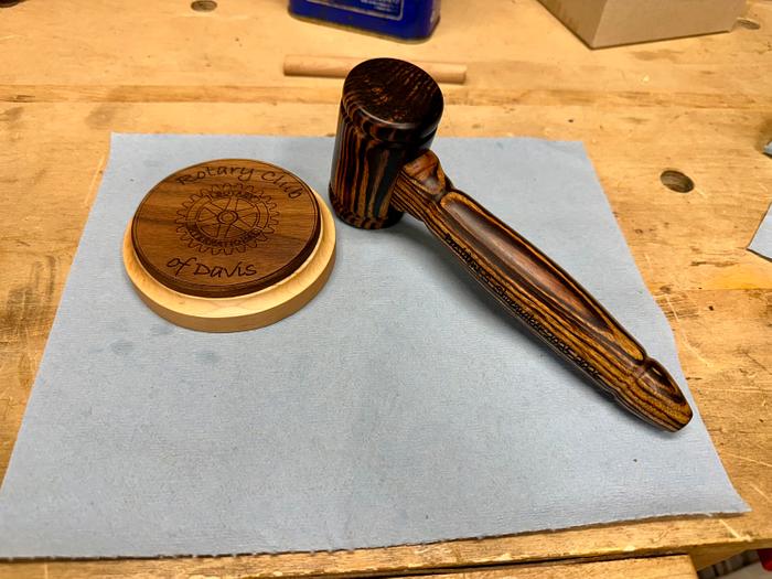 Gavel and Sound Block