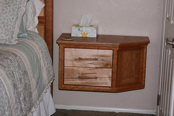 floating night stand.