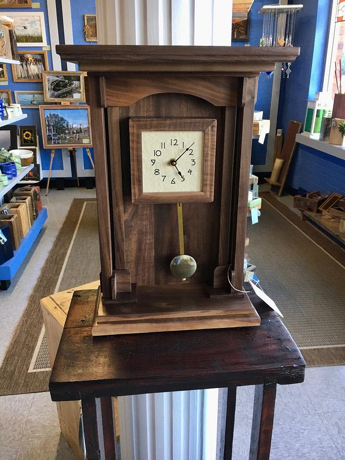 Walnut Mantle Clock