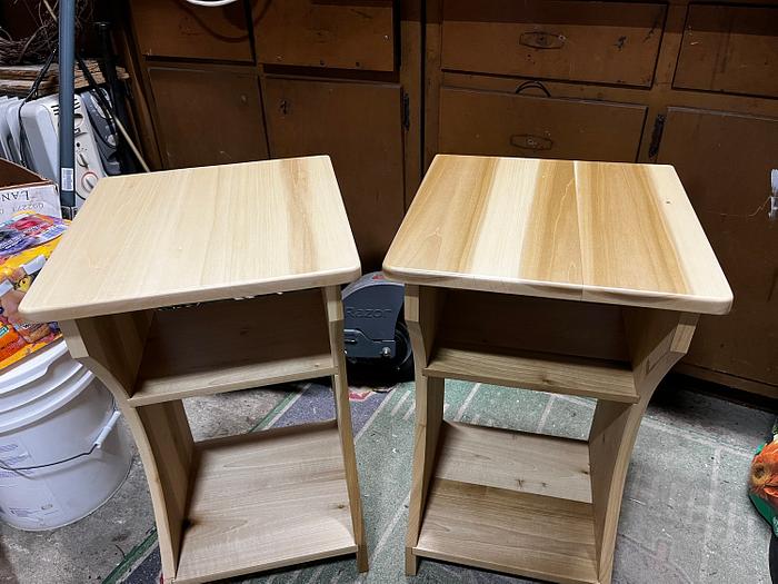 Just a couple of Poplar end tables