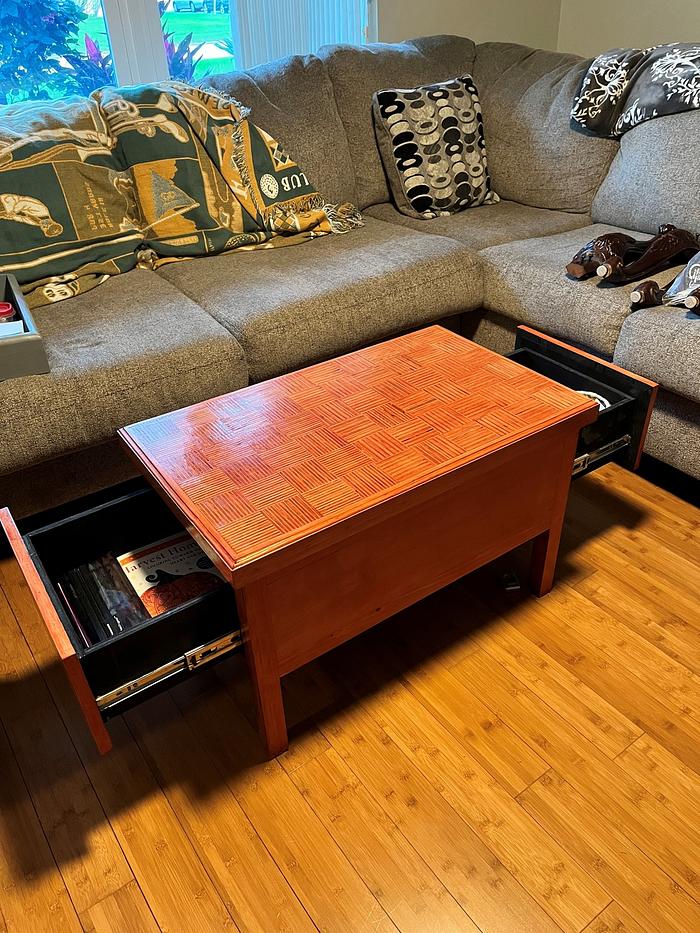 New center table for the living room.