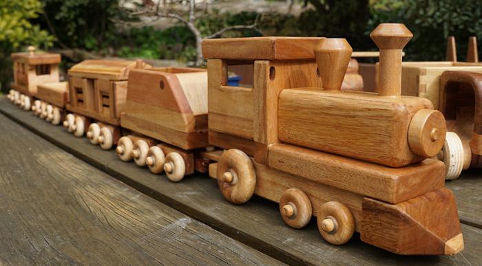 I made a Toy Train for the Community Fundraiser