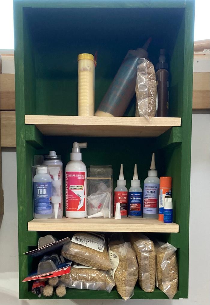 Glue cabinet