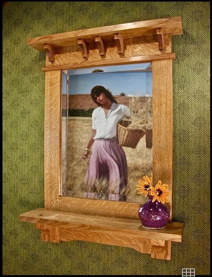 How I Built an Arts and Crafts Mission Style Mirror Frame