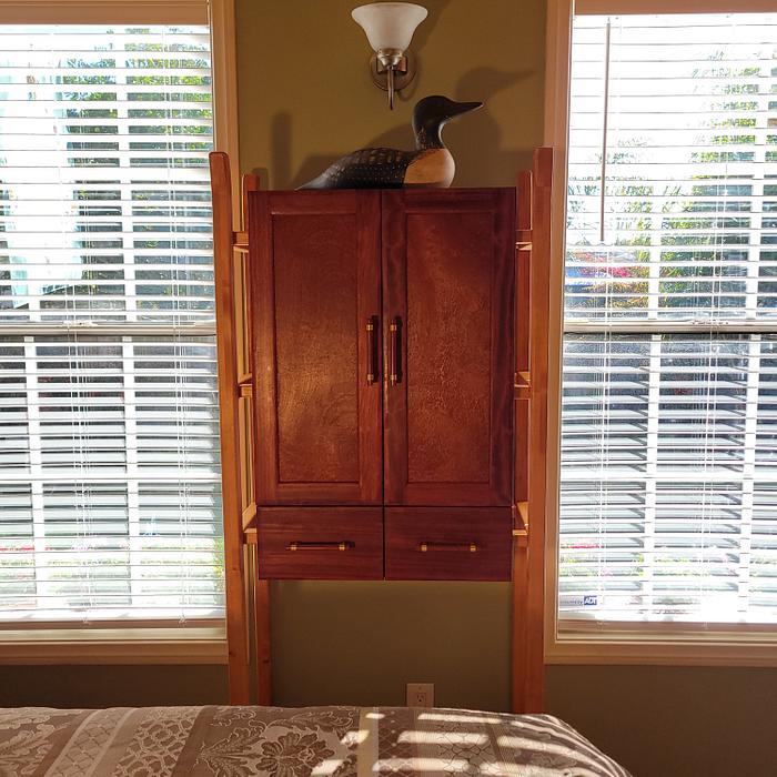 Krenov inspired chest on stand