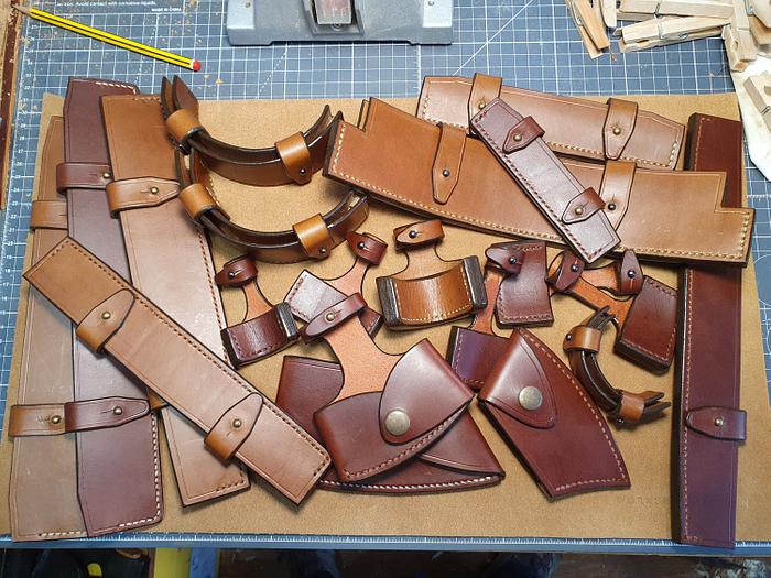 20 Leather Sheaths for Edge Tools