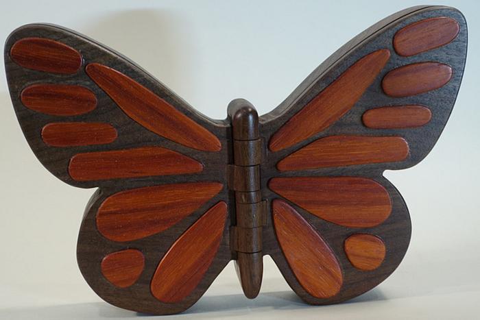 Butterfly Jewelry Box with drawings