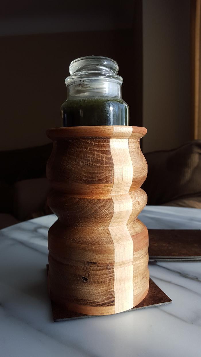 First try at turning oak