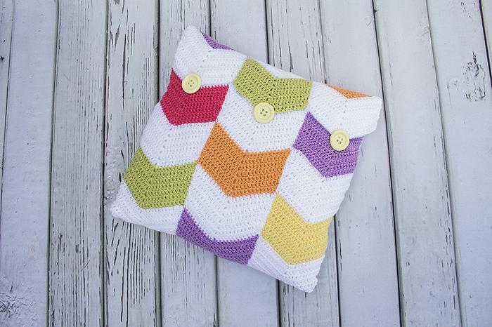 Chevron mix up Cushion cover