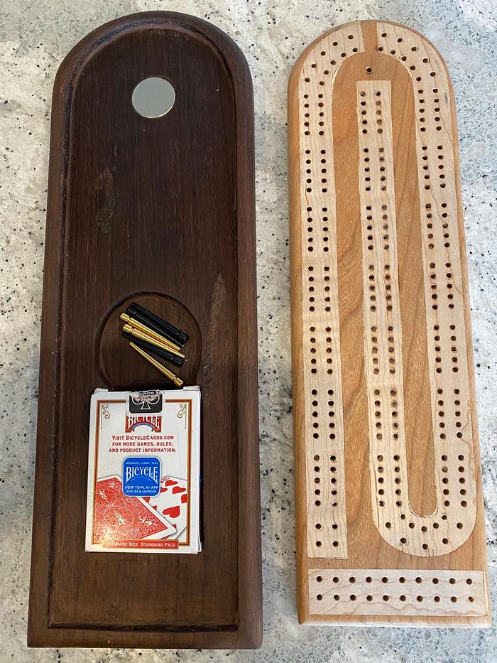Two-Piece Cribbage Boards