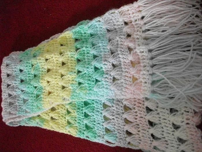 simple crochet scarf