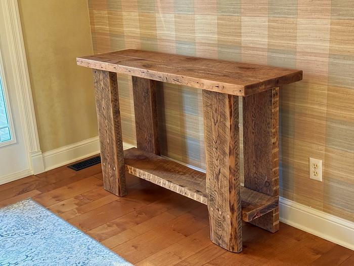 Barn wood table