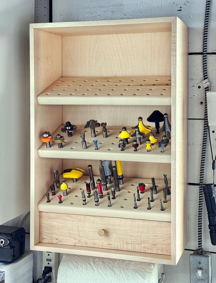 Router Bit Storage 